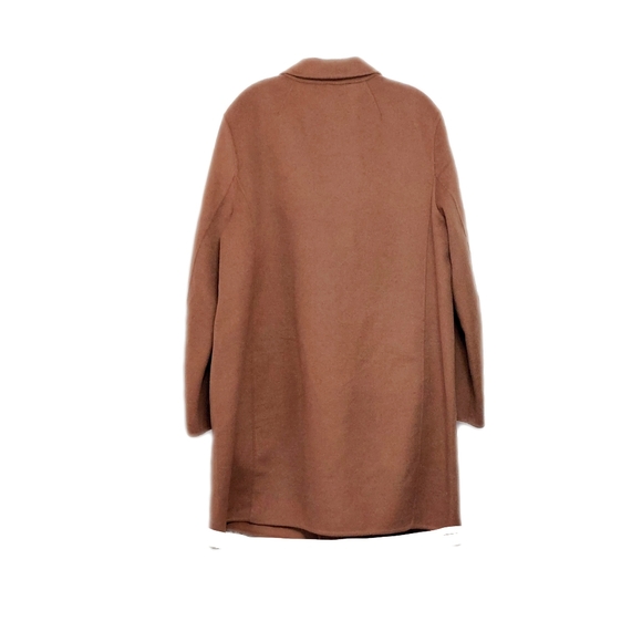 ▪︎SOLD▪︎Banana Republic Womens Wool Blend Chestnut Double Face Top Coat Sz XL - Picture 10 of 10